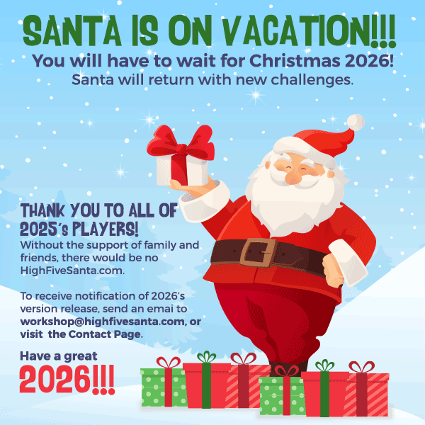 High Five Santa - Post 2025 Season